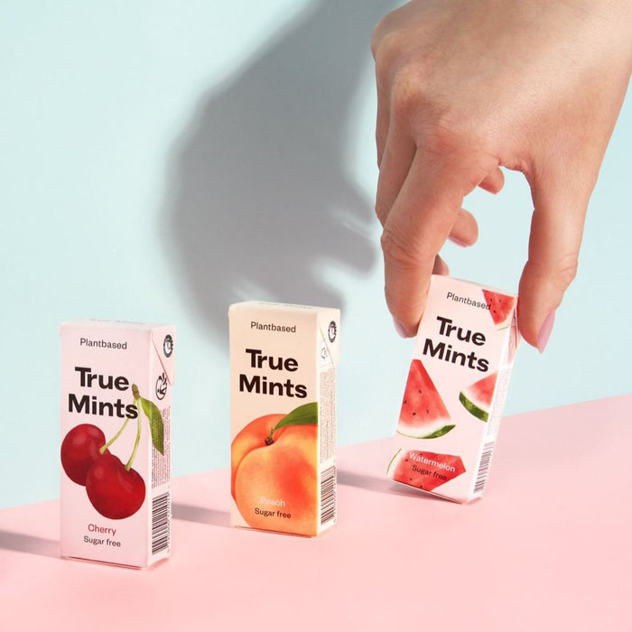 True Mints True Mints Passion Fruit 13g/20pcs (Natural Flavors, Plantbased Sweete ...