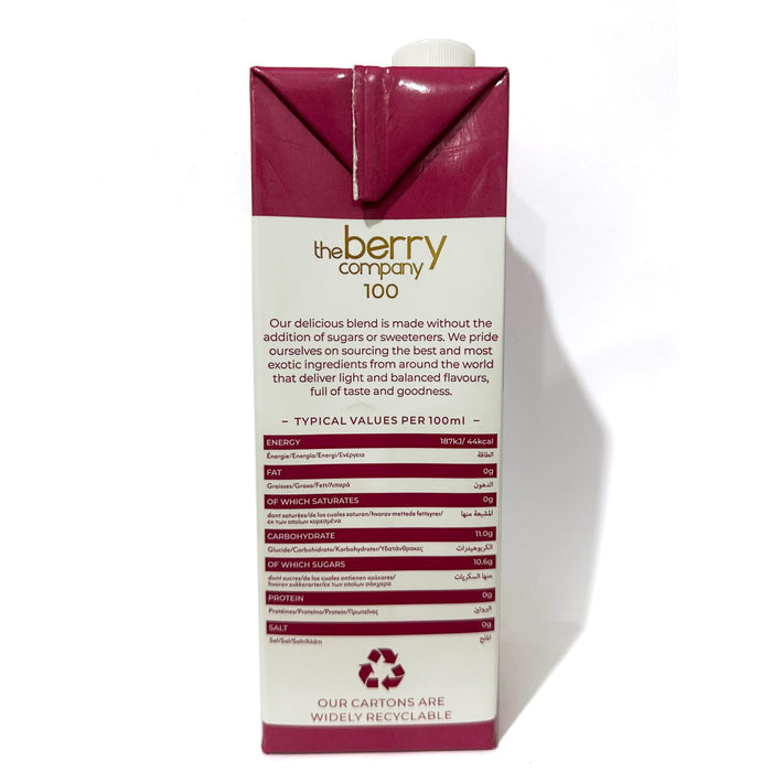 The Berry Company No Sugar Added Pomegranate Juice 1L