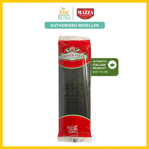 Dolce Vitta Squid Ink Spaghetti 500g (Authentic Italian Product)