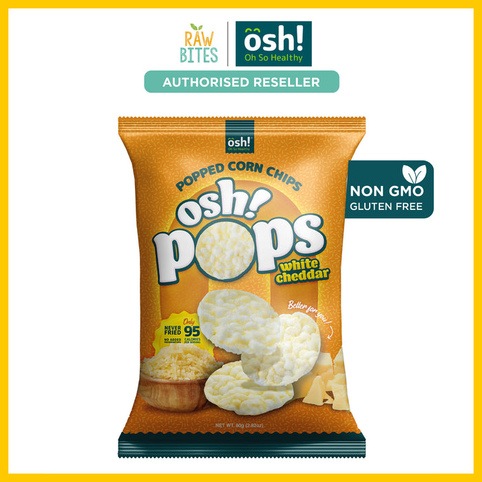 Oh So Healthy! Pops White Cheddar 80g (Gluten Free, Halal)