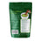 Green package of pure culinary matcha with nutritional information on a white background