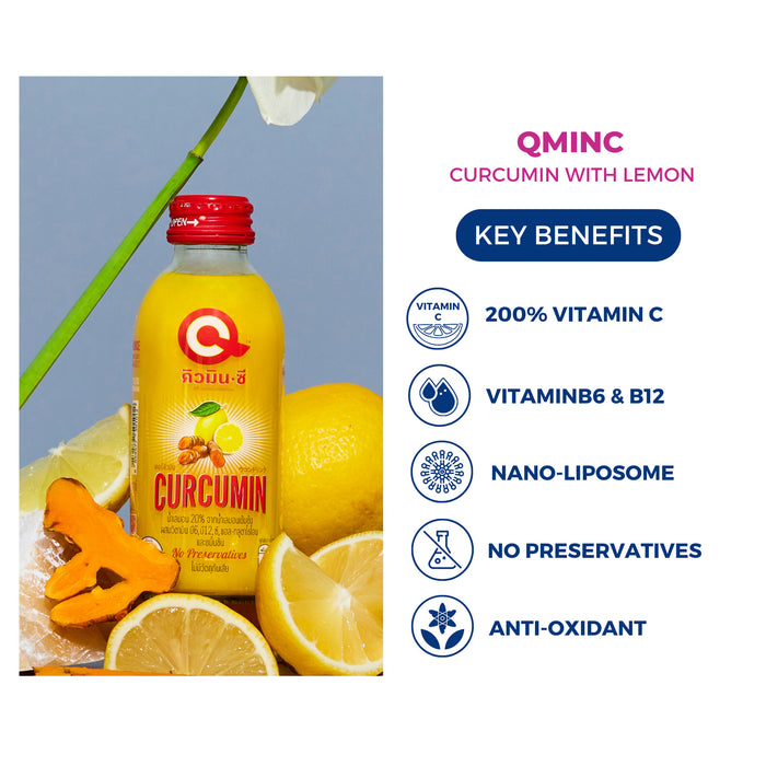 Qminc Curcumin Lemon Juice 150ml 