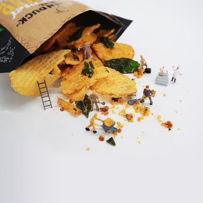 Golden Duck Gourmet Salted Egg Yolk Potato Ridges 105g