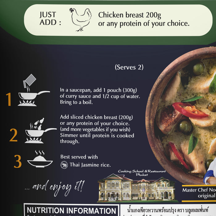 Blue Elephant Green Curry Sauce 300g