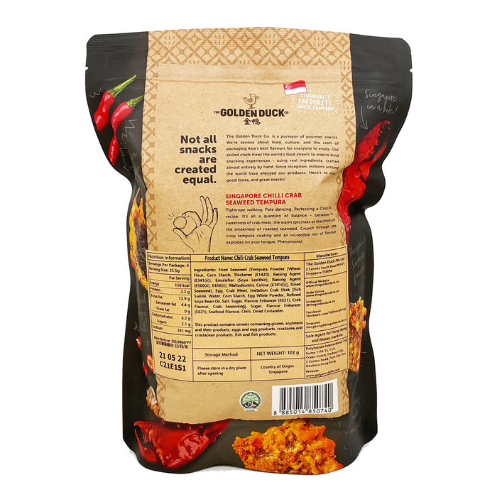Golden Duck Singapore Chili Crab Seaweed Tempura 102g