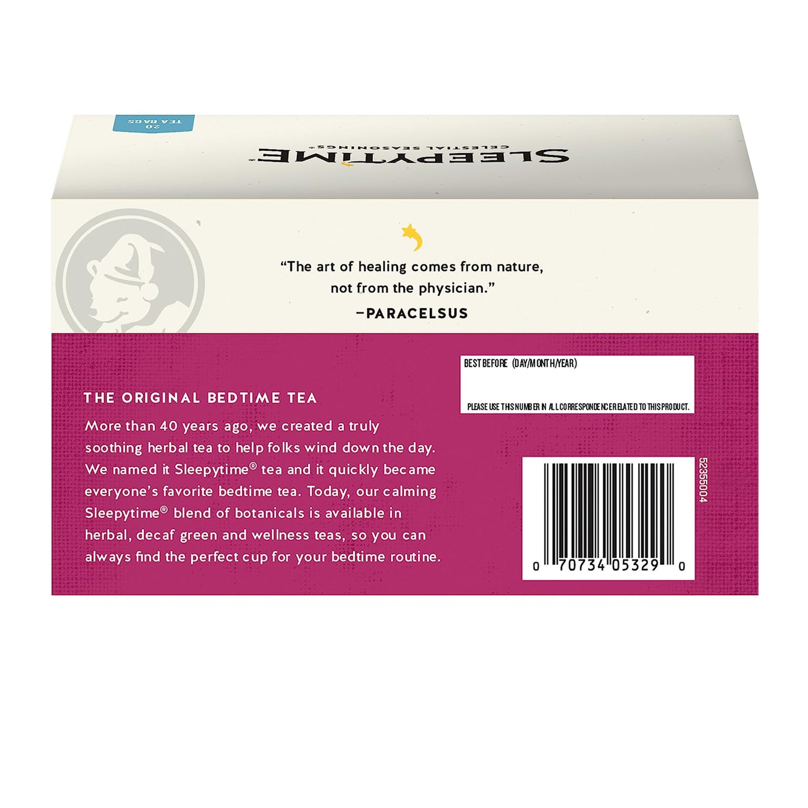 Celestial Seasonings Sleepytime Immune Boost Herbal Tea (20 bags) — Raw