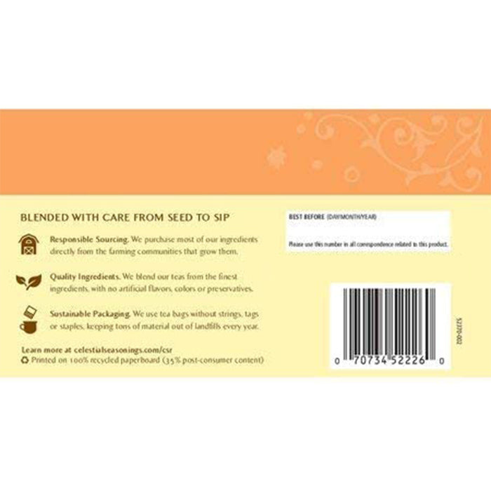 Celestial Seasonings Sleepytime Peach Herbal Tea 20 Bags Raw Bites Celestial Seasonings Sleepytime Peach Herbal Tea 20 Bags Raw Bites