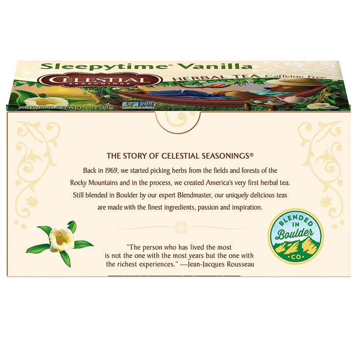 Celestial Seasonings Sleepytime Vanilla Herbal Tea (20 bags)