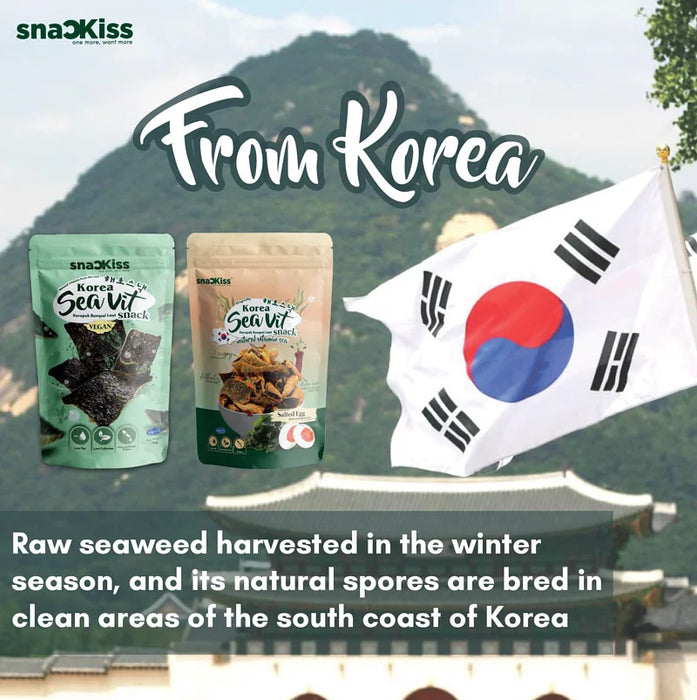 Snackiss Honey Cheese Seaweed Snack 50g