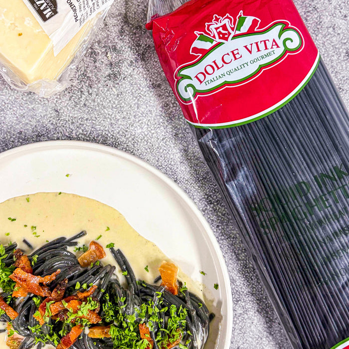 Dolce Vitta Squid Ink Spaghetti 500g (Authentic Italian Product)