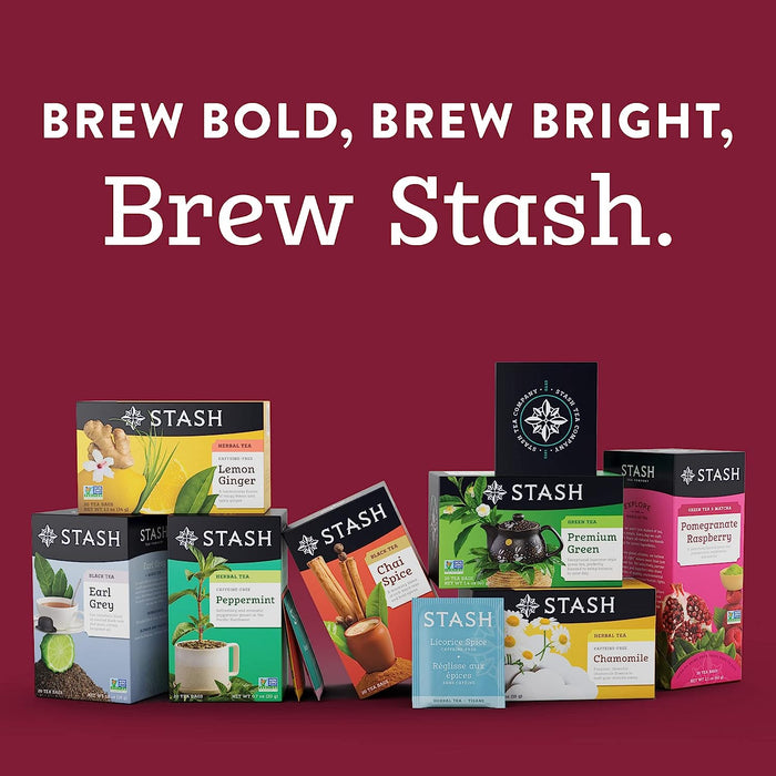 Stash Decaf English Breakfast Black Tea 36g/18 bags (Decaffeinated, Sugar Free, Non GMO)