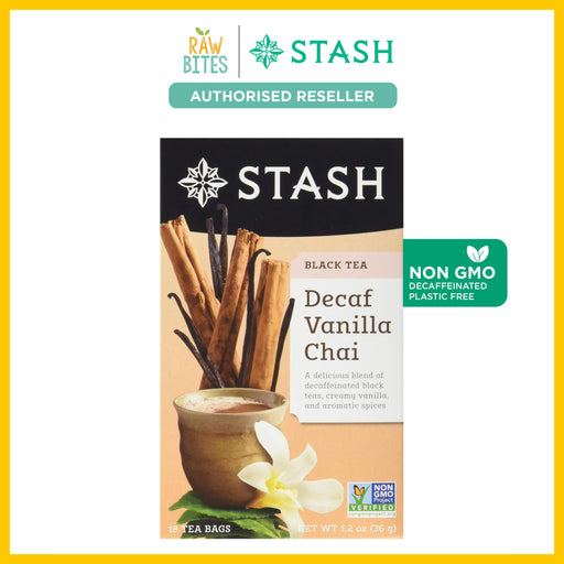 Stash Decaf Vanilla Chai Black Tea 36g/18 bags