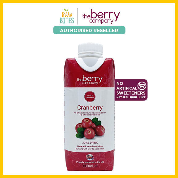 The Berry Company Cranberry Juice 330ml (Gluten Free, No Refined Sugar