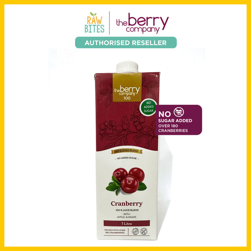 The Berry Company No Sugar Added Cranberry Juice 1L