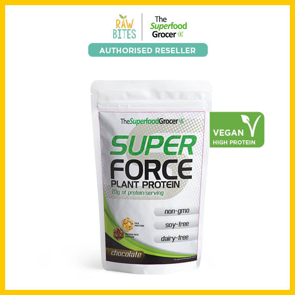 The Superfood Grocer Superforce Plant Protein (Chocolate) 227g (1/2 lbs)