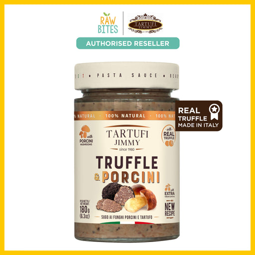 Tartufi Jimmy Truffle & Porcini Mushroom Sauce 180g (No Preservatives)