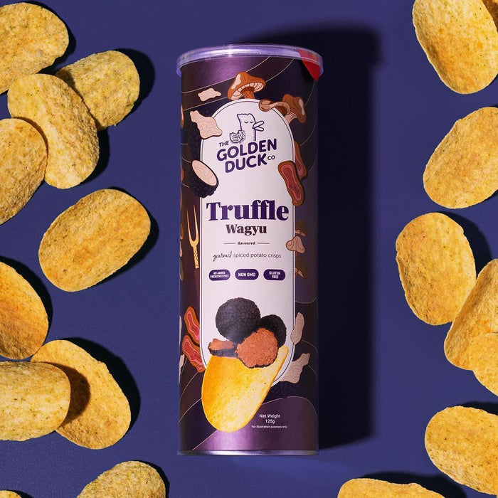 Golden Duck Truffle Wagyu Gourmet Potato Chips 45g
