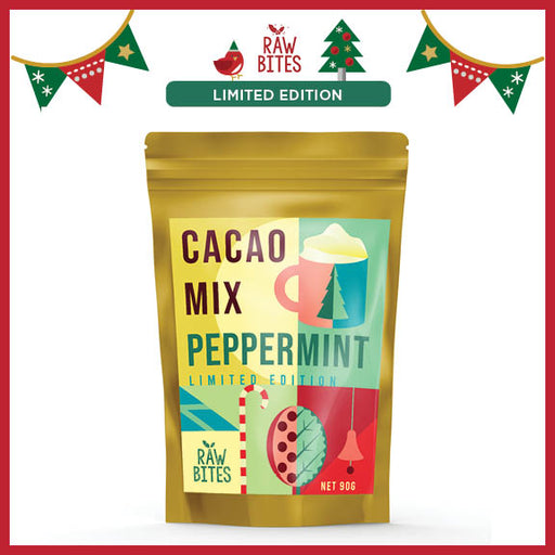Raw Bites Cacao Mix Peppermint 90g (Limited Christmas Product)