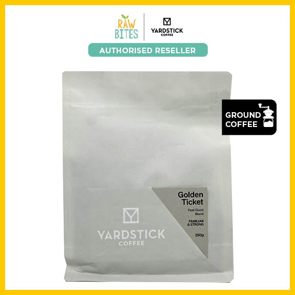 Yardstick Coffee Golden Ticket Ground Coffee (Medium Fine) 250g