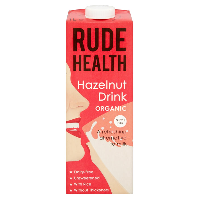 Rude Health Hazelnut Milk 1L (Gluten Free, Organic, Vegan)