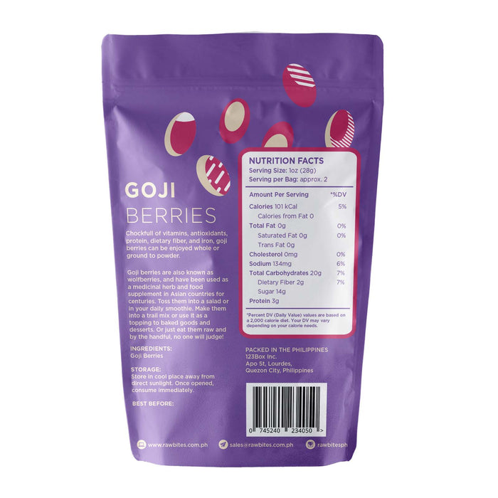 Raw Bites Goji Berries 50g