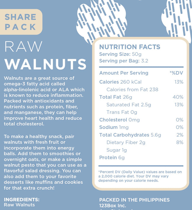 Raw Bites Raw Walnuts 160g