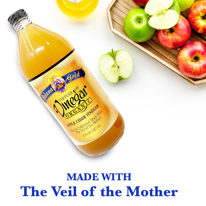 Solana Gold Organic Apple Cider Vinegar 16oz (473ml)