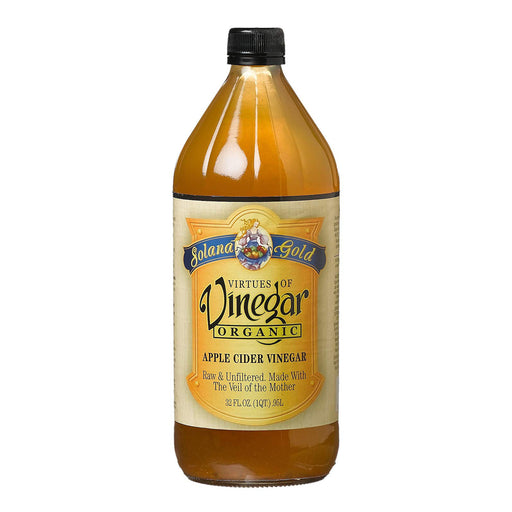 Solana Gold Organic Apple Cider Vinegar 32oz (946ml)