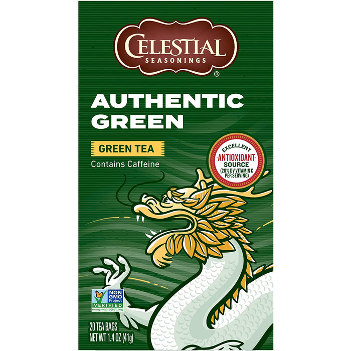 Celestial Seasonings Authentic Green Tea (20 bags)