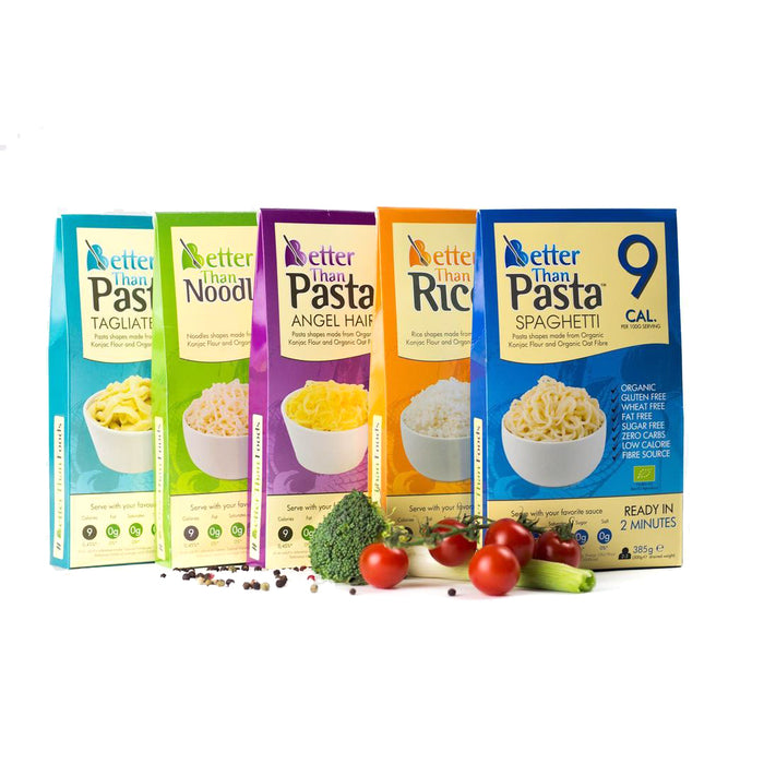 Makaron Konjac Angel Hair B/G Bio 385 G Better Than Foods