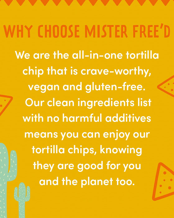 Mister Freed Tortilla Chips Vegan Cheese 135g