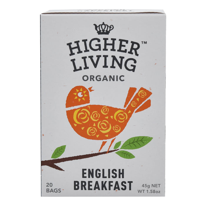 Higher Living Organic English Breakfast (20 bags / 45g)