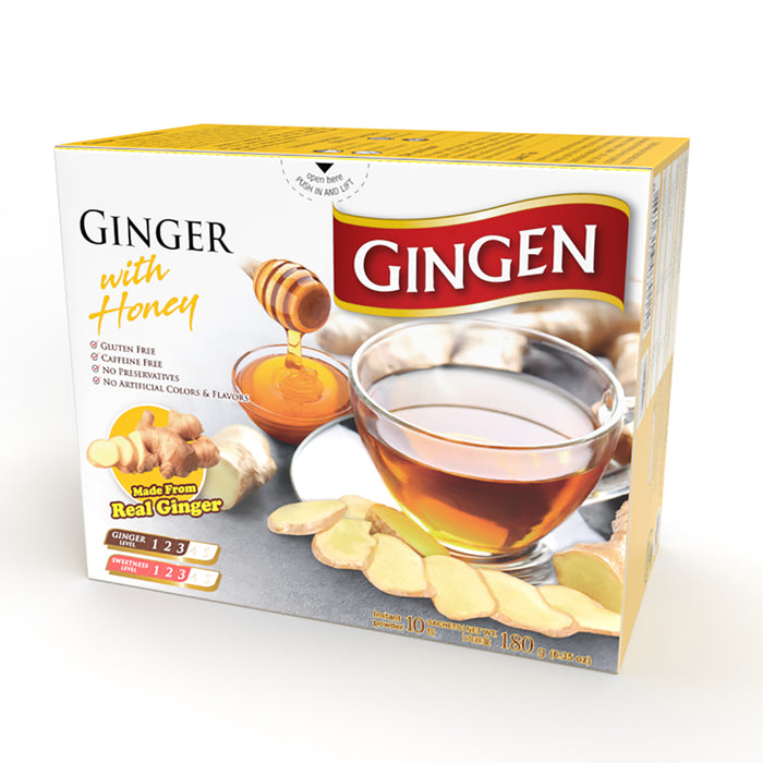 GINGEN Ginger with Honey Instant Drink (10 x 5g box)
