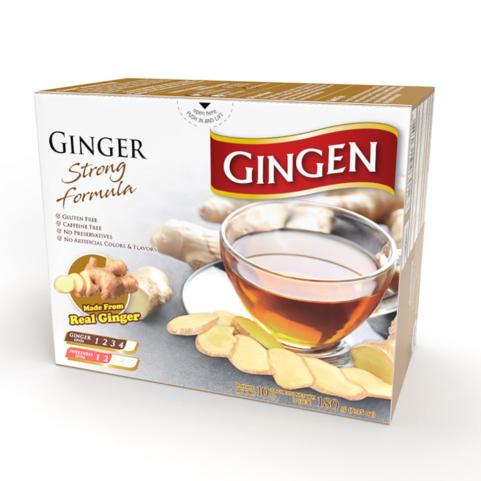 GINGEN Ginger Strong Formula Instant Drink (10 x 5g box)