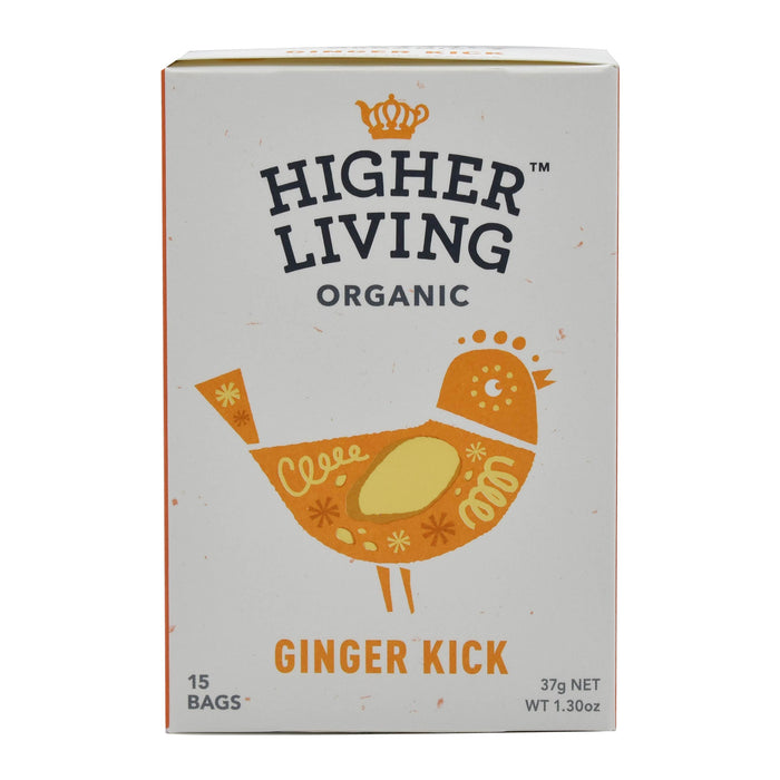 Higher Living Organic Ginger Kick (15 bags / 37g)