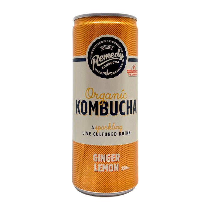 Remedy Kombucha Ginger Lemon 330ml