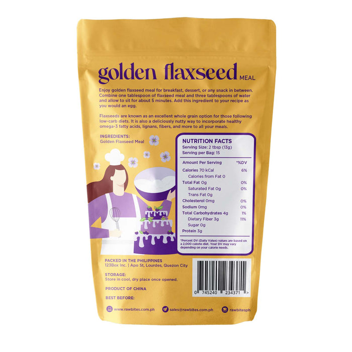 Raw Bites Golden Flaxseed Meal 200g