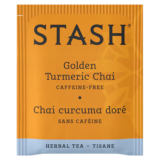 Stash Tea Golden Turmeric Chai Herbal Tea (18 bgs)