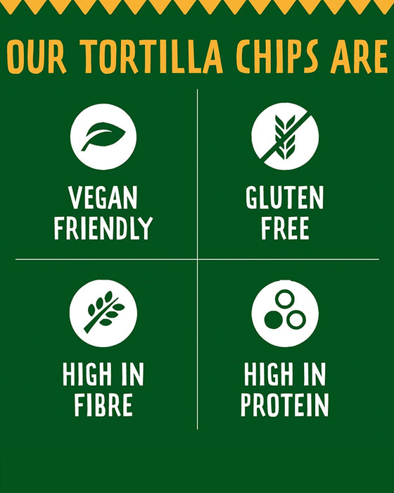 Mister Freed Tortilla Chips Kale & Spinach 135g (Gluten Free)