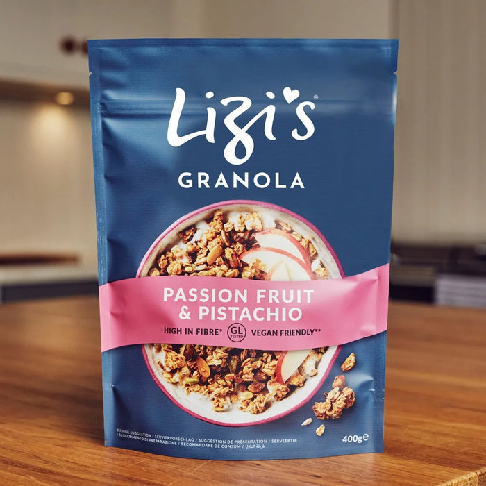 Lizi's Granola Pistachio & Passionfruit 400g