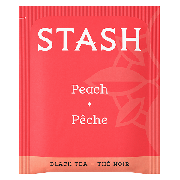 Stash Peach Black Tea 38g/20 bags (Caffeinated, Sugar Free, Non GMO)