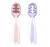 GOOtensil Self-feeding Pre-spoons (Set of 2) - Rosebud & Frosty Lilac