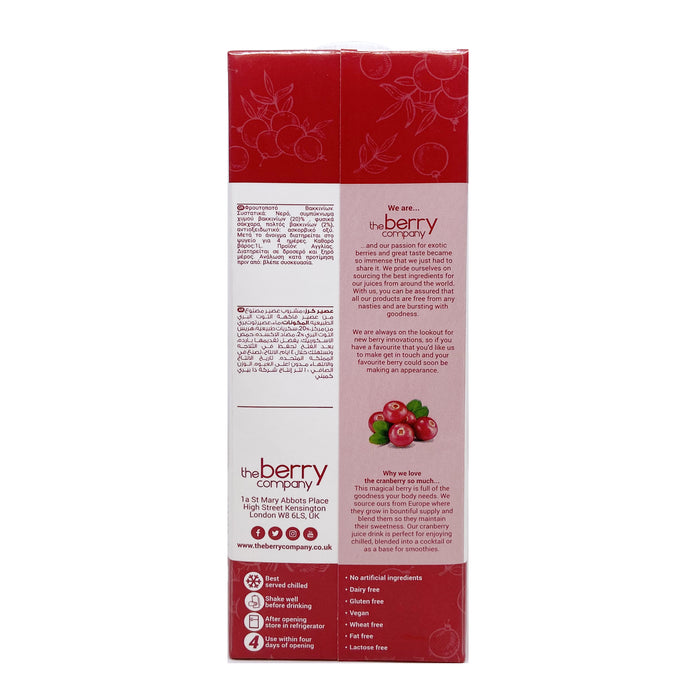 The Berry Company Cranberry Juice 1L